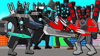 ALL SERIES ARMORED SPEAKERMAN VS TITAN CAMERAMAN 30 Skibidi Toilets Cartoon Animation [upl. by Charleen]