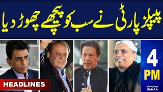 Samaa News Headlines 4PM  CM Punjab Election  25 Feb 2024  SAMAA TV [upl. by Rorrys138]