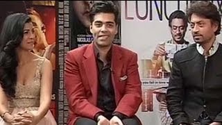 Karan Johar Irrfan on The Lunchbox experience [upl. by Ahsilem]