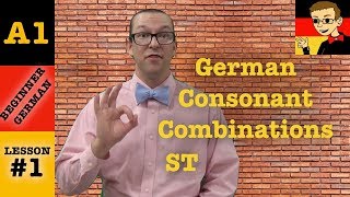 German Consonant Combinations  Beginner German with Herr Antrim Lesson 13 [upl. by Enyaz]