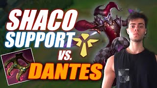 ABUSING AD SHACO SUPPORT vs DANTES [upl. by Bradway322]