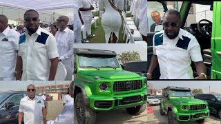 Money Sweet Watch How Despite Arrives in his 2022 Latest AMG GWAGON at East Legon thanksgiving Dinn [upl. by Delmar]