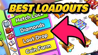 Best Enchant Loadouts in Pet Sim 99 Hatch Luck Diamonds Loot Drops Coins amp Tap Damage [upl. by Lady]