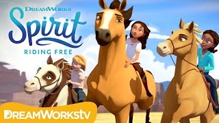 SPIRIT RIDING FREE  Ride Along Adventure Trailer  Netflix [upl. by Yedoc]