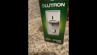 Lutron Light Dimmer Switch Installation [upl. by Tsuda]