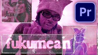 Gunna fukumean Music Video Effects Breakdown Premiere Pro amp PS [upl. by Wittie]