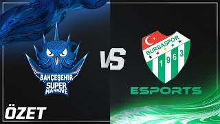 Bahçeşehir SuperMassive  SUP  vs Bursaspor Esports  BUR  Maç Özeti  2018 Yaz Mevsimi 9 Hafta [upl. by Nylazor]