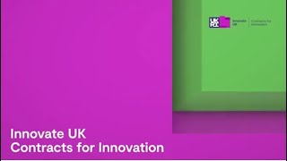 Innovate UK Contracts for Innovation [upl. by Jory]