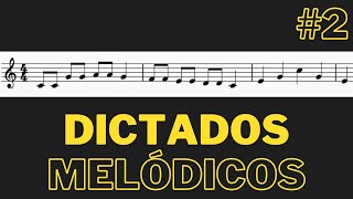 Dictados melódicos ¡Mejora tu audioperceptiva Entrenamiento auditivo [upl. by Seafowl346]