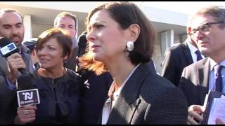 Bari Laura Boldrini al Sacrario militare [upl. by Attenweiler665]