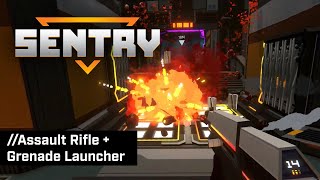 SENTRY Gameplay  Assault Rifle underslung grenade launcher [upl. by Marquita]