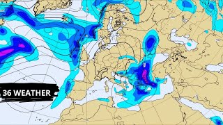 ΚΑΙΡΟΣ  3 Δεκεμβρίου 2024  Μοντέλο ECMWF  Υετός  βροχές καταιγίδες  Στην Ευρώπη [upl. by Phillada889]