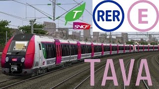 CABRIDE RER E  HAUSSMANN SAINTLAZARE  TOURNAN en Z50000 Francilien ORTS [upl. by Andriette]