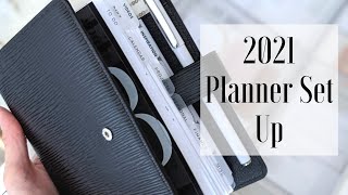 2021 Planner Set Up  Personal Planner Flip Through [upl. by Ahsened]