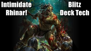 Intimidate with Rhinar Heavy Hitters Blitz List Update  Blitz Deck Tech and Gameplay [upl. by Tanya]