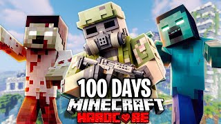 I Survived 100 Days in a ZOMBIE APOCALYPSE in Hardcore Minecraft [upl. by Hegarty]