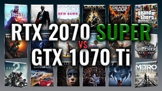 RTX 2070 SUPER vs GTX 1070 Ti Benchmarks  Gaming Tests Review amp Comparison  59 tests [upl. by Burra]