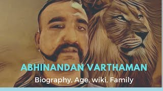 Abhinandan Varthaman Biography Age Wiki Family details [upl. by Pentha]