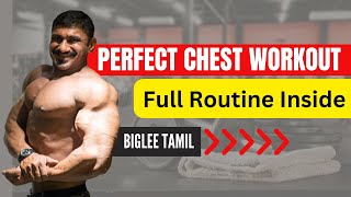 Perfect Chest Workout  Full Routine Inside  Biglee Tamil [upl. by Lenneuq335]