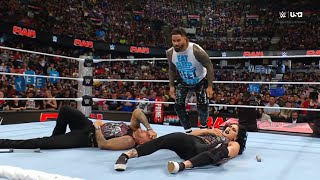 Jey Uso saves Rhea Ripley  WWE RAW 9092024 [upl. by Akehsyt]