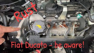 Potential Fiat Ducato Injector Rust Problems [upl. by Annav]