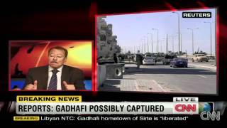 Gadhafi captured says military council on Libyan TV 20102011 [upl. by Niram493]