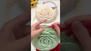 how to crochet a small bag 작은 가방 코바늘 뜨개질 방법 小さなバッグのかぎ針編み küçük bir çanta nasıl örülür [upl. by Neelat]