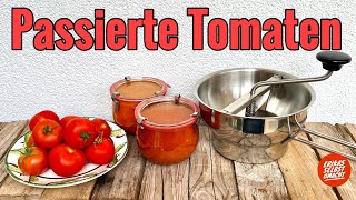 Passierte Tomaten selber machen [upl. by Llohcin572]