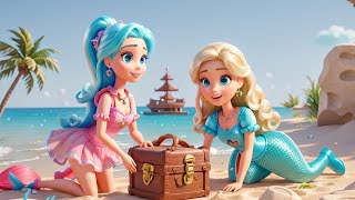 Barbie amp Mermaid Beachside magic Episodetreasure in the world [upl. by Aenehs785]