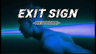 Exit sign beat [upl. by Inaej]