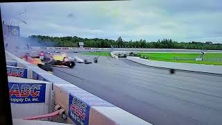 Robert Wickens crash  IndyCar Pocono 2018 [upl. by Rani]