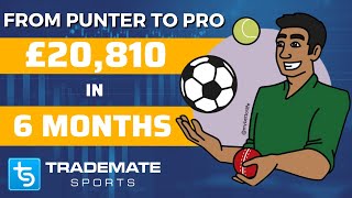 My Journey from Punter to Pro Sports Bettor  £20810 Profit Using Trademate [upl. by Laforge]