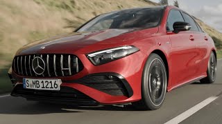 New MercedesAMG A35 Saloon 2023 FACELIFT  FIRST LOOK amp sound [upl. by Ferrigno]