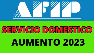 💲💲💲Remuneraciones Servicio Domestico Abril  Mayo y Junio 2023 afip tutorialesafip noticiasafip [upl. by Simsar]