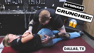 Gymnast Gets Crunched  Dallas Chiropractor [upl. by Asina631]