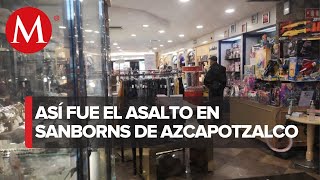 Asaltan tienda departamental en Azcapotzalco no hay detenidos [upl. by Haim]