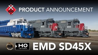 The AllNew ScaleTrains Museum Quality HO Scale EMD SD45X [upl. by Atirehgram]