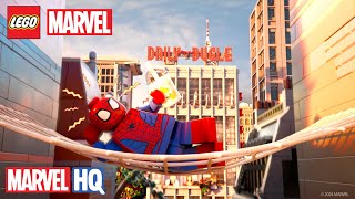 🕷️ SpiderMan Showdown Doc Ock amp Venom FaceOff 🕷️  LEGO Marvel SpiderMan [upl. by Carlock]