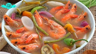 Sinigang na Hiipon  Shrimp in Tamarind Soup [upl. by Hein]