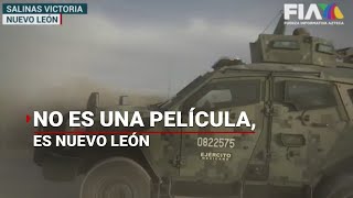 Enfrentamiento entre delincuentes y policías ¡Con equipo táctico [upl. by Rogozen639]