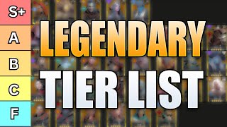 UPDATED LEGENDARY TIER LIST August 2024 Watcher of Realms [upl. by Buff]