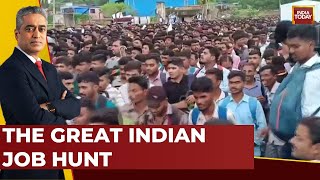 Unemployment Crisis Grips India From Mumbai To Gujarat Thousands Scramble For Jobs  India Today [upl. by Notsuj]