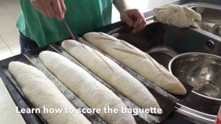 Using Rommelsbacher Oven to bake baguette Singapore [upl. by Shanda]