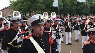 Taptoe Marinierskapel der Koninklijke Marine en The Band of the HM Royal Marines Portsmouth UK [upl. by Nered]