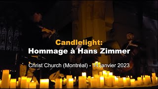 Hans Zimmer  Candlelight Concert  Quatuor Listeso  Montréal [upl. by Setiram]