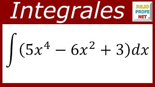 INTEGRALES DIRECTAS  Ejercicio 1 [upl. by Lorusso]