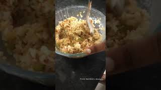 Healthy Tasty Egg Fried Rice  Microwave Oven  Brown Rice and Sesame Oil Used [upl. by Varian169]