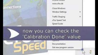 cFosSpeed 660  How to calibrate your Internet connection [upl. by Rozele]