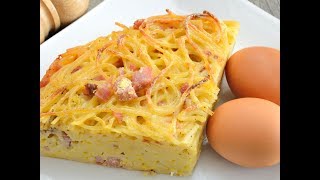 Frittate di Pasta 4 Idee Fatte con Gli Avanzi  4 Ideas of Pasta Omelettes made with Leftovers [upl. by Caylor152]