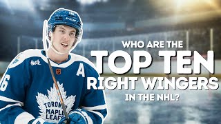 Ranking the Top Ten NHL Right Wingers 2023 [upl. by Gnut]